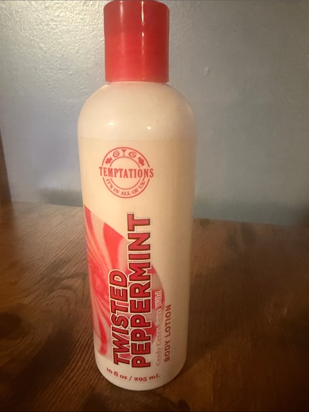 Bath & Body Works Temptations Twisted Peppermint Lotion - 10 oz -